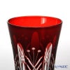 【伝統工芸】田島硝子 江戸切子 映見玉矢来 タンブラー レッド TG05-15-1R