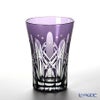 【伝統工芸】田島硝子 江戸切子 映見玉矢来 タンブラー パープル TG05-15-1V