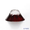 【伝統工芸】田島硝子 富士山祝盃 赤富士 TG13-013-1R 木箱入