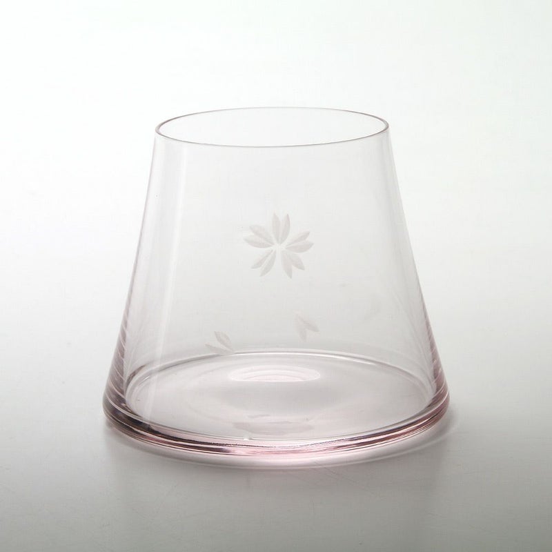 【伝統工芸】田島硝子 富士山宝永グラス サクラ TG13-014-1P 木箱入