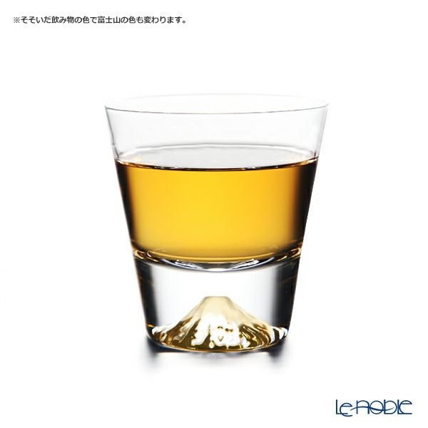 【伝統工芸】田島硝子 富士山グラス ミニロックグラス 150ml TG20-015-MR