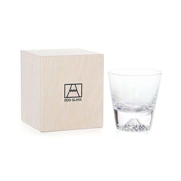 伝統工芸】田島硝子 富士山グラス ミニロックグラス 150ml TG20-015-MR