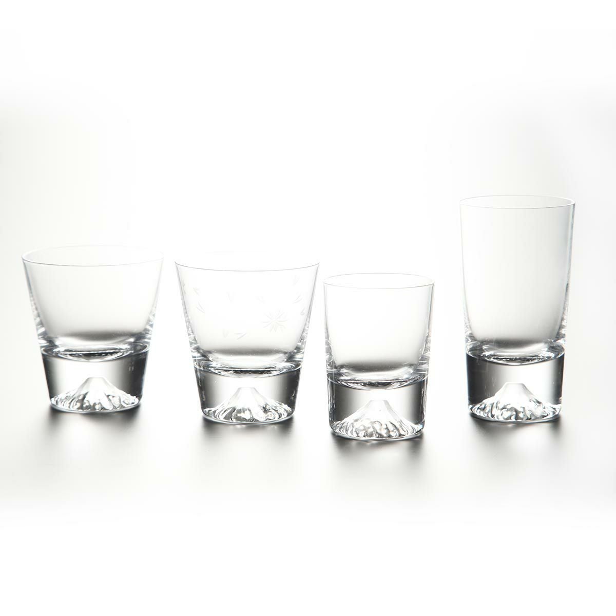 【伝統工芸】田島硝子 富士山グラス 冷酒グラス／ショットグラス 90ml TG20-015-CS