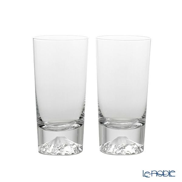 【伝統工芸】田島硝子 富士山グラス タンブラー 400ml TG15-015-2T ペア【木箱入】