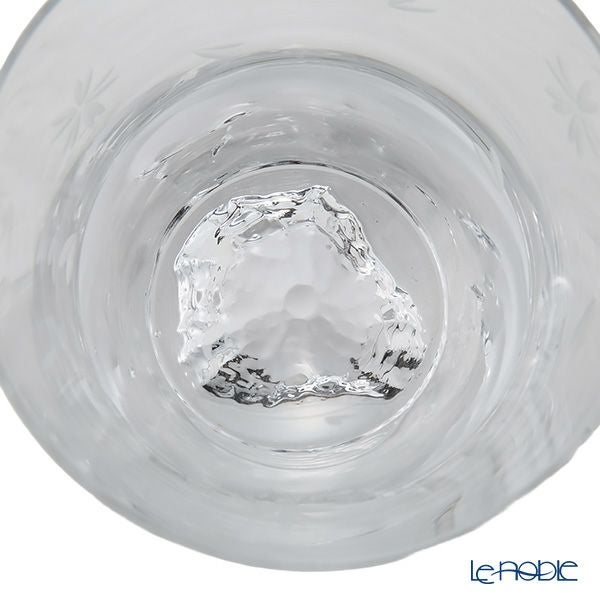 【伝統工芸】田島硝子 富士山グラス ロックグラス 270ml 桜切子 桜風呂敷包み TG16-015-RS