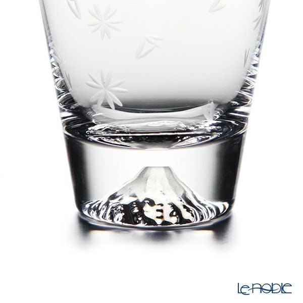 【伝統工芸】田島硝子 富士山グラス ミニロックグラス 桜切子 150ml TG20-015-MRS