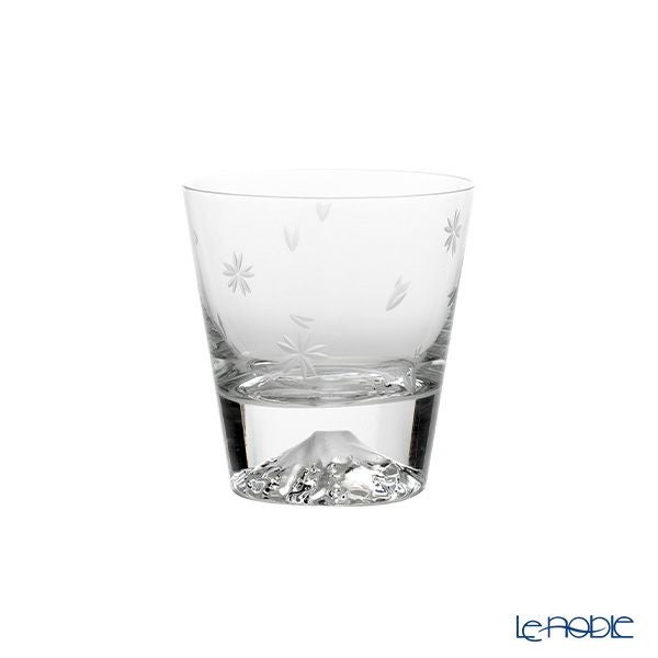【伝統工芸】田島硝子 富士山グラス 桜切子 ロックグラス 270ml TG16-015-2RS ペア【木箱入】