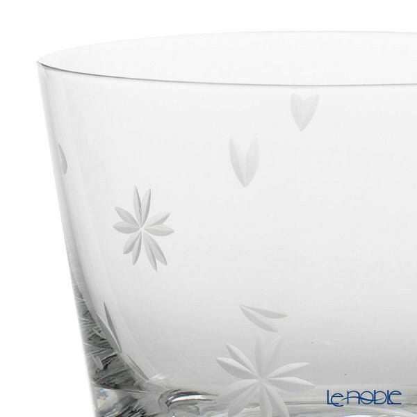 【伝統工芸】田島硝子 富士山グラス 桜切子 ロックグラス 270ml TG16-015-2RS ペア【木箱入】