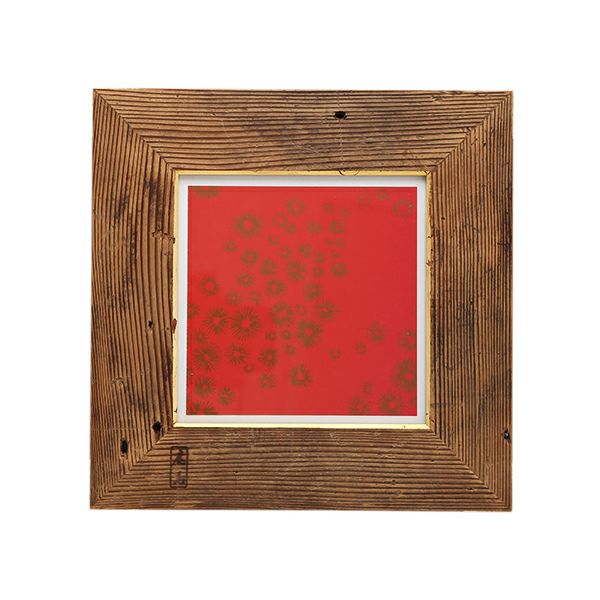 京七宝額（アートSHIPPO） 京都 千本鳥居 額17×17cm オーク※額縁の
