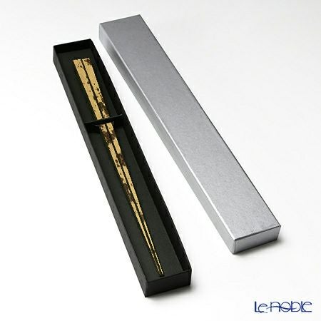 高野竹工 御園箸 松煙 22.5cm