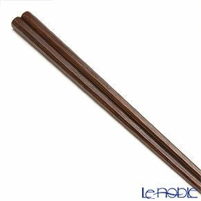 高野竹工 八角箸 燻し煤竹 摺り漆 05508S