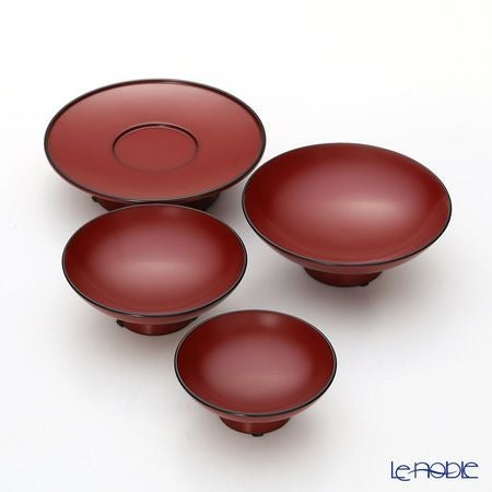 【伝統工芸】輪島塗 たまり朱 姫屠蘇器