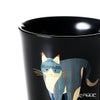 【伝統工芸】輪島塗 マグカップ ネコ 黒 蒔絵師：田中貴司