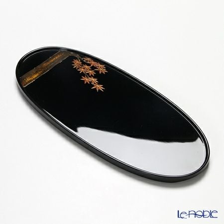 【伝統工芸】輪島塗 琳派絵変り蒔絵 茶受盆 5枚組み（5柄）