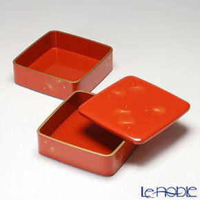 【伝統工芸】輪島塗 二段重 飛花沈金