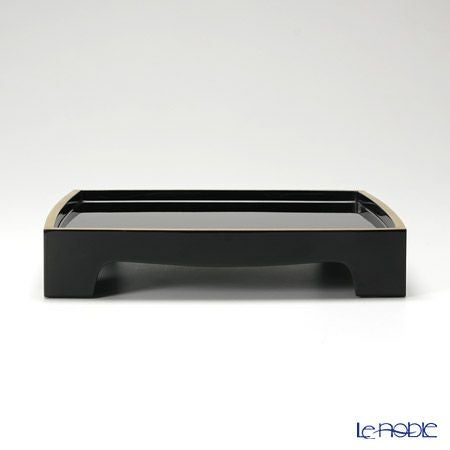 【伝統工芸】輪島塗 山水蒔絵 三段重 盆付