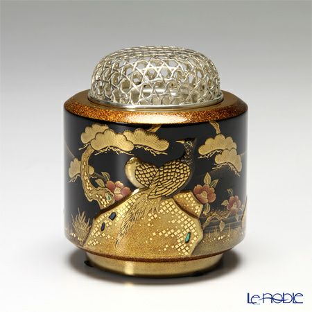 伝統工芸】輪島塗 香炉 花鳥の図 山下満氏作 | ブランド洋食器専門店ル