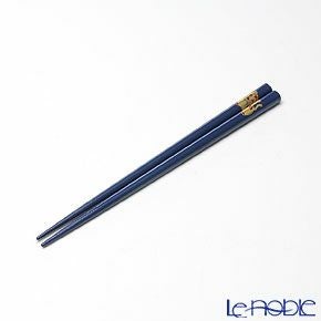 【伝統工芸】輪島塗 干支箸 寅 青（小） 19.5cm