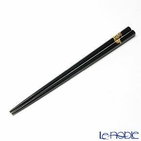 【伝統工芸】輪島塗 干支箸 卯 黒（大） 22.5cm