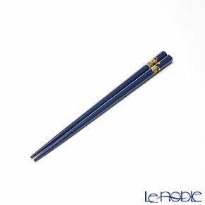 【伝統工芸】輪島塗 干支箸 午 青（小） 19.5cm