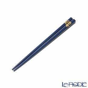 【伝統工芸】輪島塗 干支箸 戌 青（小） 19.5cm