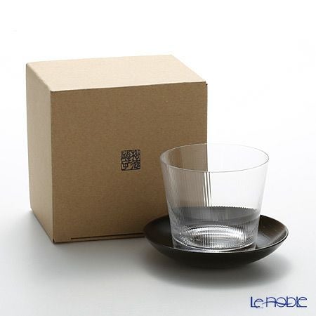 松徳硝子 冷茶器 Million グラス 180ml 茶托付 1901002