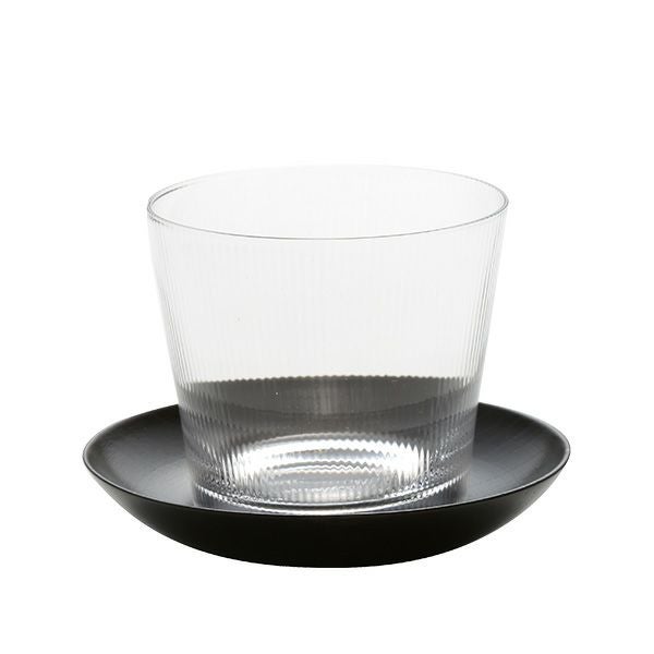 松徳硝子 冷茶器 Million グラス 180ml 茶托付 1901002