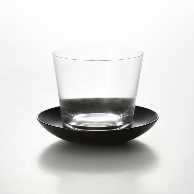 松徳硝子 冷茶器 Muji グラス 180ml 茶托付 1901012