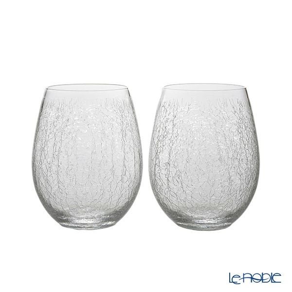 深川硝子工芸 CRACKS ワイングラス ペア