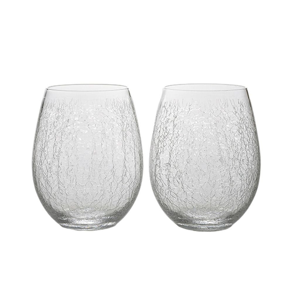 深川硝子工芸 CRACKS ワイングラス ペア