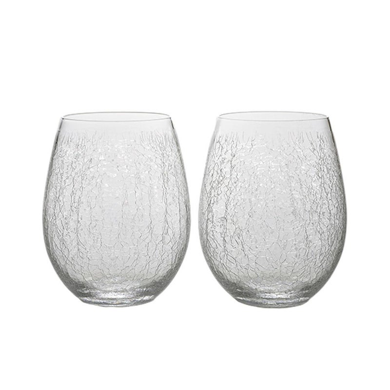 深川硝子工芸 CRACKS ワイングラス ペア