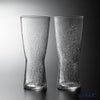 深川硝子工芸 CRACKS ビアグラス ペア