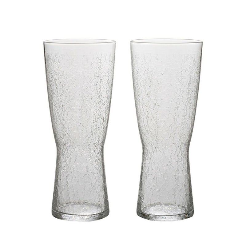 深川硝子工芸 CRACKS ビアグラス ペア