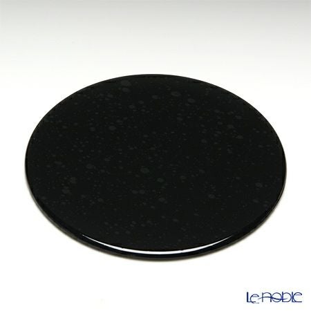 ラックヌーボー マーブルコレクション 丸型コースター（フラット） ブラック 11cm
