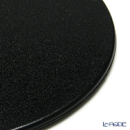 ラックヌーボー マーブルコレクション 丸型コースター（フラット） ブラック 11cm