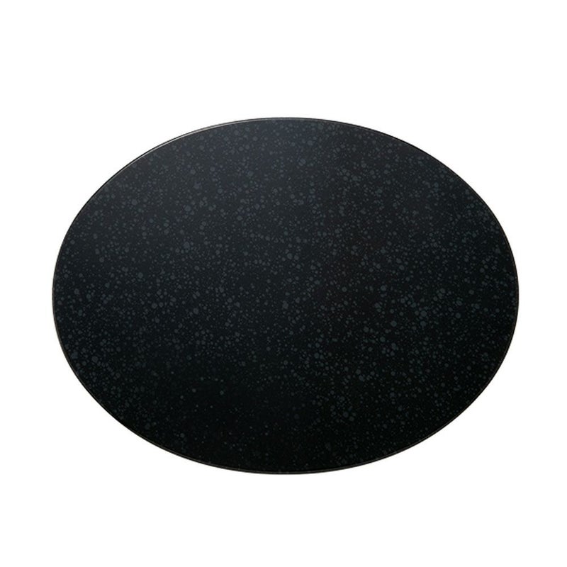 ラックヌーボー マーブルコレクション 楕円型プレースマット（S） ブラック