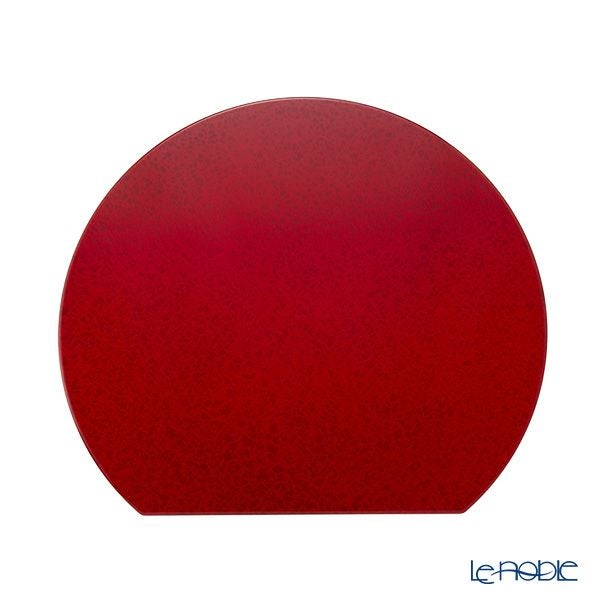 ラックヌーボー マーブルコレクション 半月型プレースマット（L） レッド