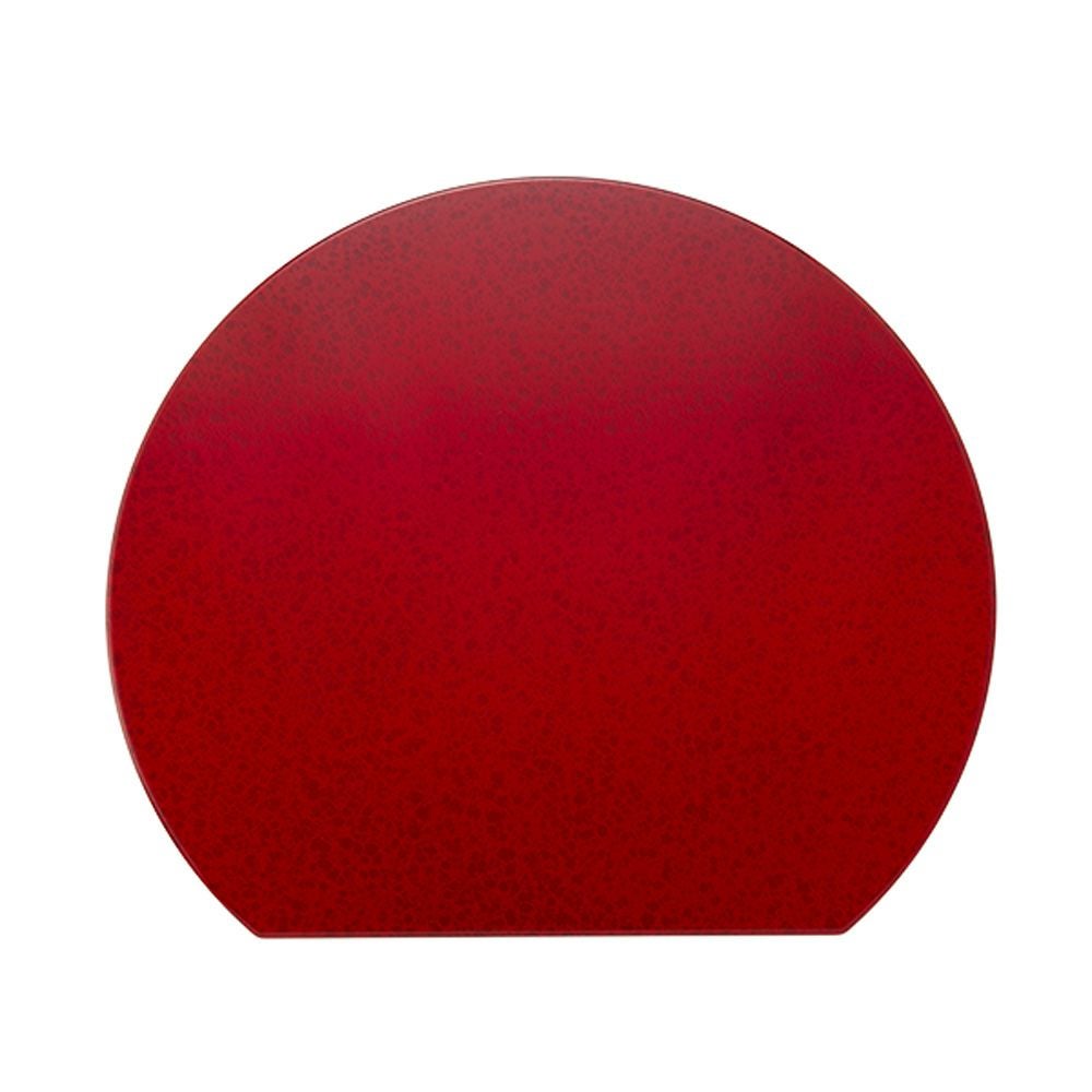 ラックヌーボー マーブルコレクション 半月型プレースマット（L） レッド