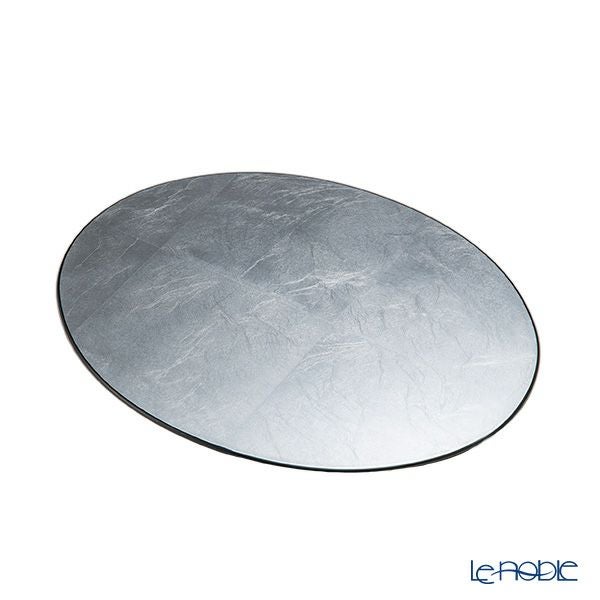 ラックヌーボー 楕円型プレースマット（S） シルバー（銀箔）