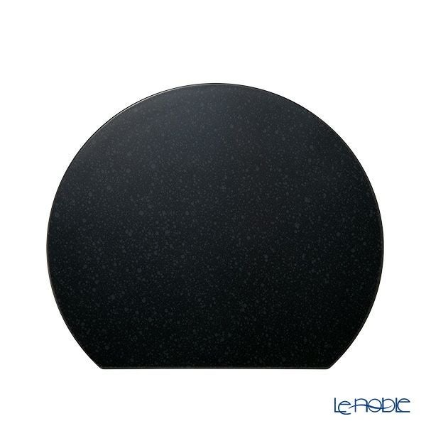 ラックヌーボー マーブルコレクション 半月型プレースマット（S） ブラック