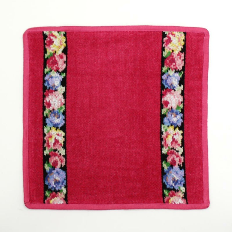 フェイラー ハンドタオル アイーダ ブラック チェリー 25×25cm