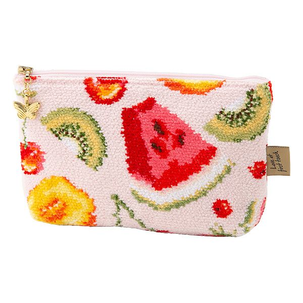 フェイラー コスメポーチ フルーツポプリ ピンク 18×9cm