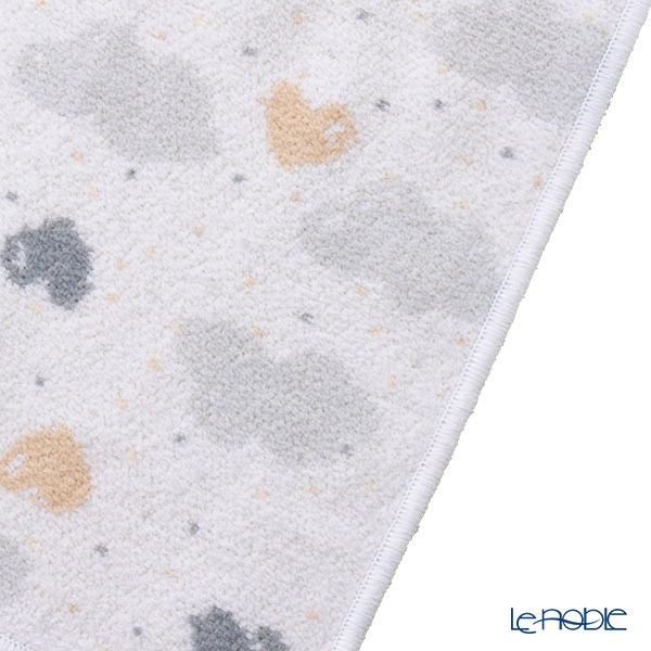 フェイラーベビー よだれかけ ラブリースカイ ホワイト 25×30cm