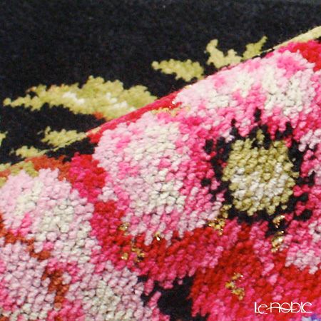 フェイラー ハンドタオル ヴィエンナ金糸入 ブラック 30×30cm