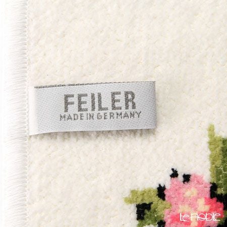 フェイラー ハンドタオル ヴィエンナ金糸入 ホワイト 30×30cm