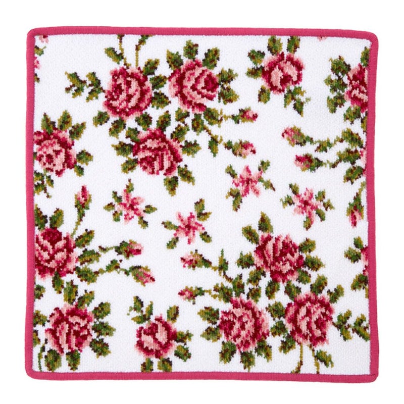 フェイラー ハンドタオル ミリアム ホワイト チェリー 30×30cm 【NEW】