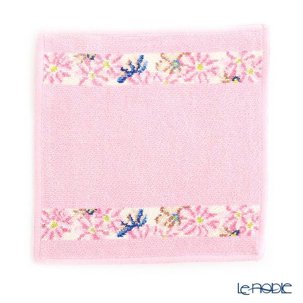 フェイラー ハンドタオル（ハンカチ） コスモスベージュ 25×25cm キャンディピンク