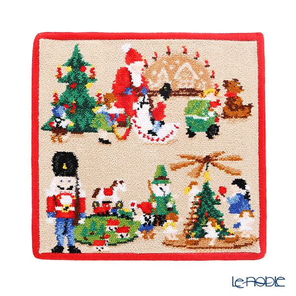 フェイラー ハンドタオル（ハンカチ） くるみ割り人形 レッド 25×25cm