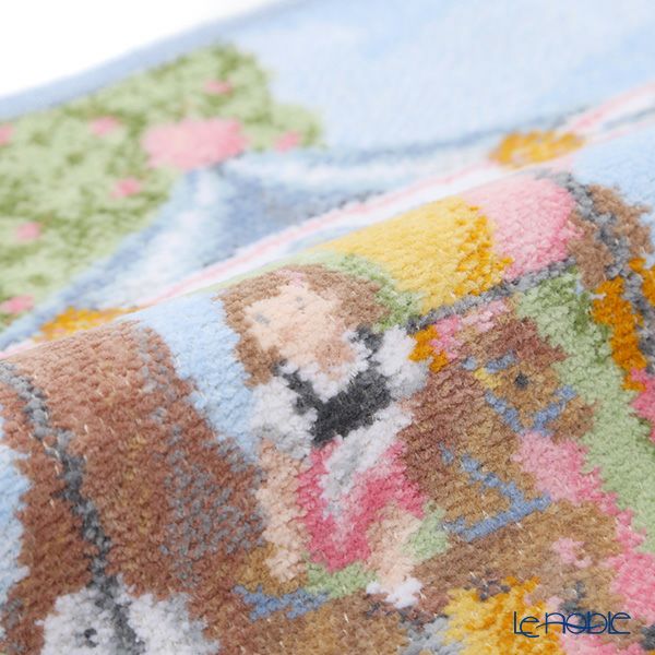 フェイラー ハンドタオル（ハンカチ） FUNFAIR 遊園地／メリーゴーランド ライトブルー 25×25cm