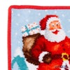 フェイラー ハンドタオル （ハンカチ） サンタとトナカイ レッド ウインター2024 レッド クリスマス 25×25cm